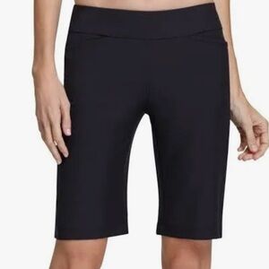 Tail Side Insert Golf Shorts Black Size 18